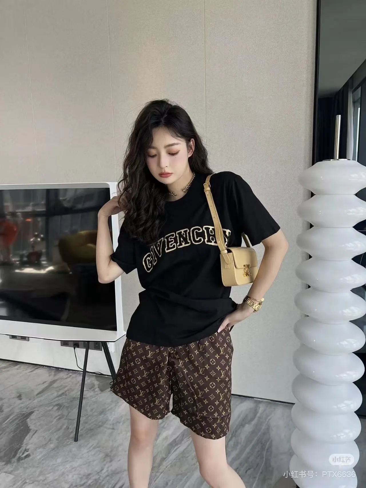 Louis Vuitton/Louis Vuitton all-over presbyopia logo shorts